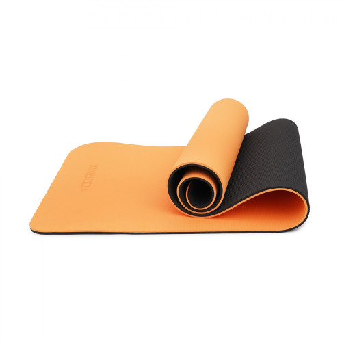 Килимок для фітнесу  Cornix XR-0091 TPE Orange/Black - фото №3